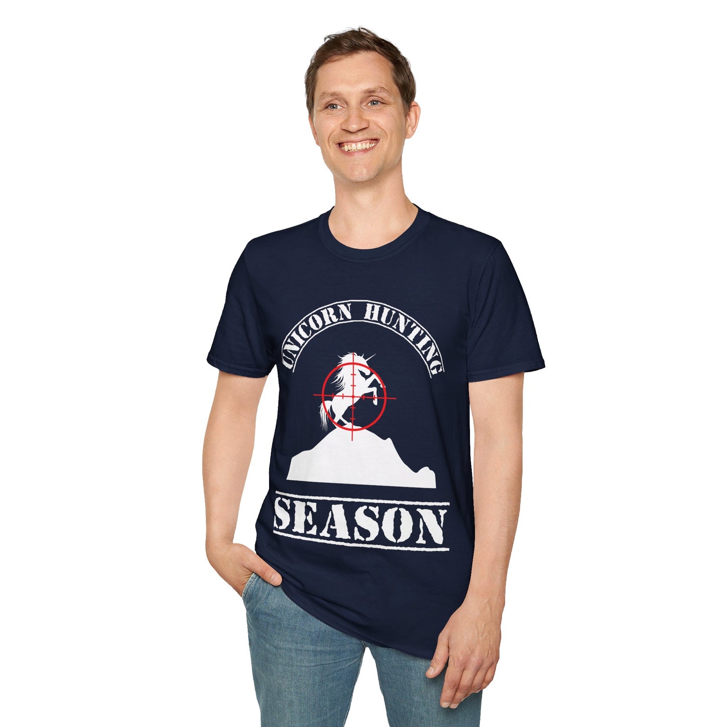 Funny Unicorn Hunting Season Inquire Within Hunting T-Shirt Men Women