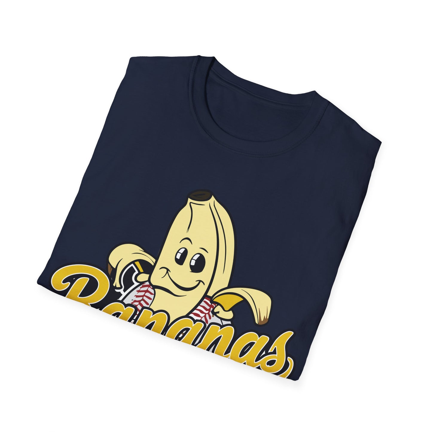 Funny Let's Go Bananas Baseball T-Shirt For Baseball Lovers Men Women T-Shirt