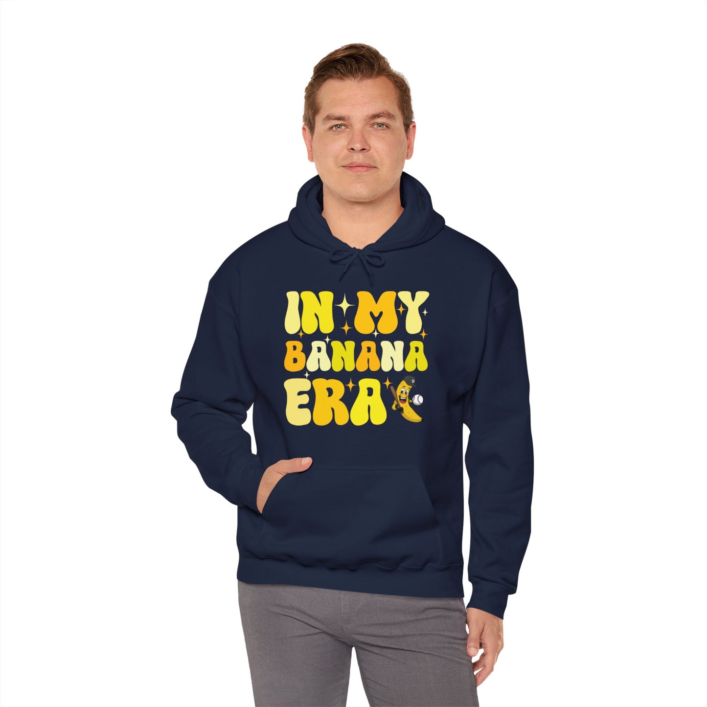 Funny In My Bananas Era Fruit Lover Baseball Player Hoodie For Men Women Hoodie