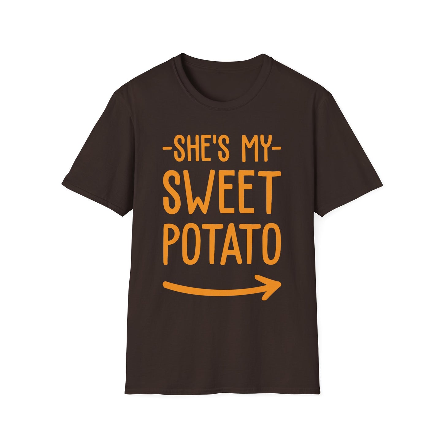 Funny Shes My Sweet Potato T-Shirt I YAM Couples Matching Shirt Tshirt Men Women