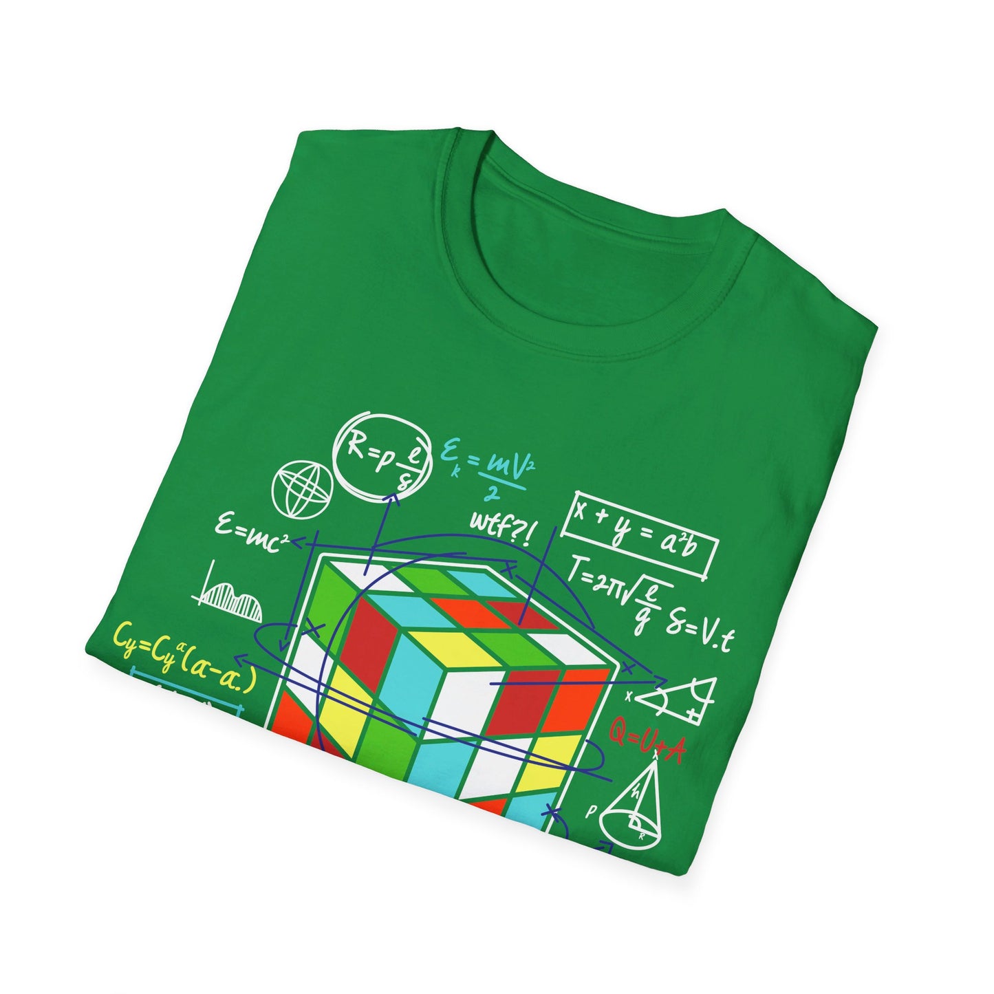 Melting Cube Speed Cubing Math Vintage Puzzle Youth Gifts T-Shirt