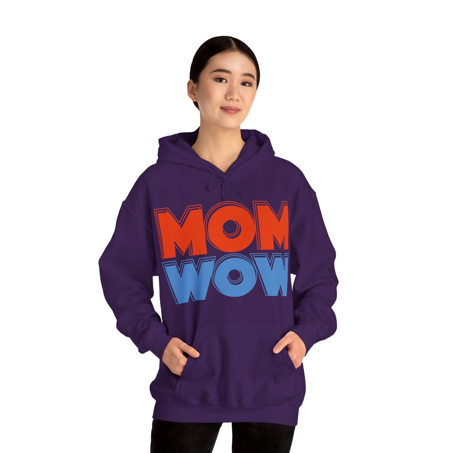 Mom Wow Mothers Day Mom Gift Hoodie