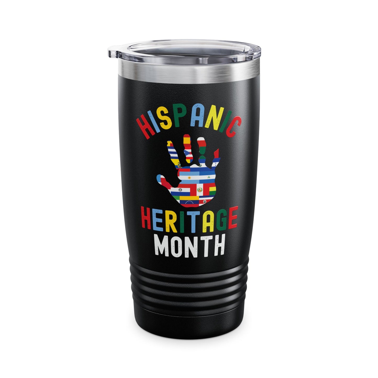 Hispanic Heritage Month Hand Flags Countries Tumbler Men Women Kids