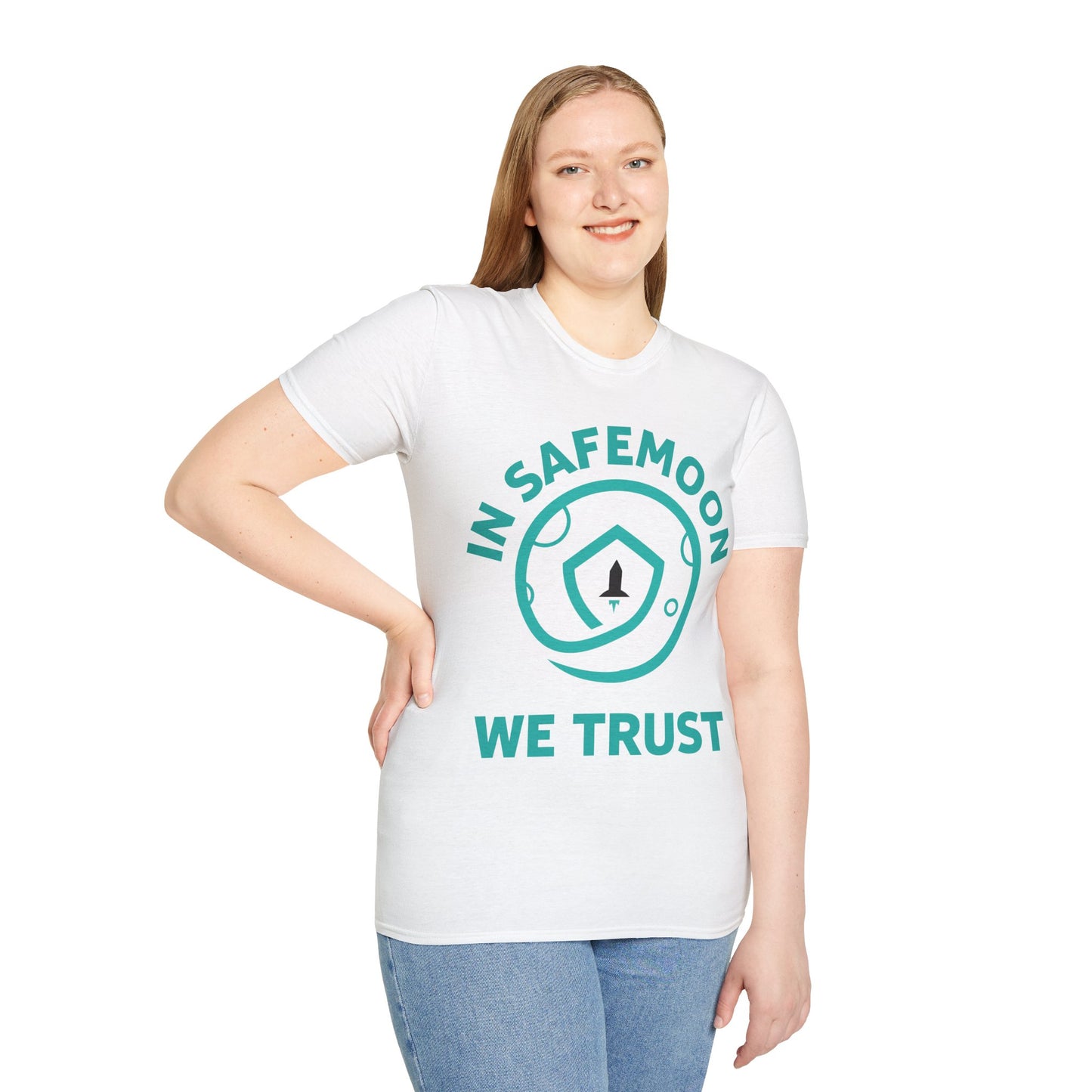 In Safemoon We Trust Blockchain Cryptocurrency Crypto  Men Women T-Shirt