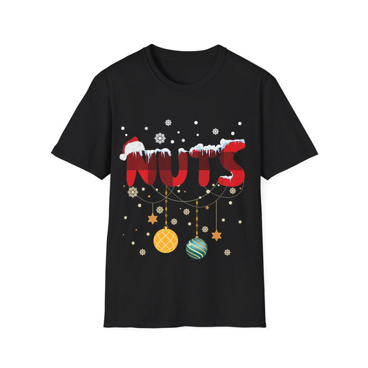 Chest Nuts Matching Chestnuts Funny Christmas Couples Nuts T-Shirt