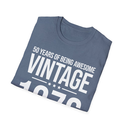 50 Year Old Gifts Vintage 1976 50 Years Awesome 50th Birthday T-Shirt