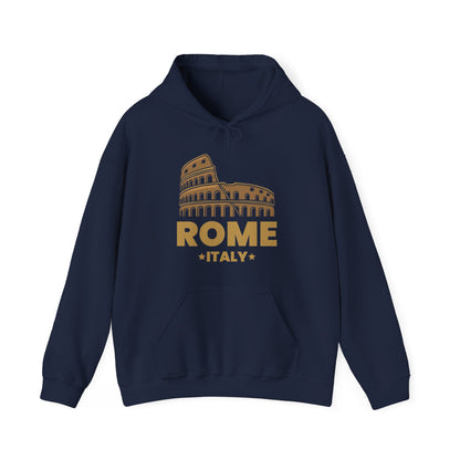 Cool Vintage Roma Italia Colosseum Souvenirs, Rome Italy Hoodie For Men Women Tourist Hoodie