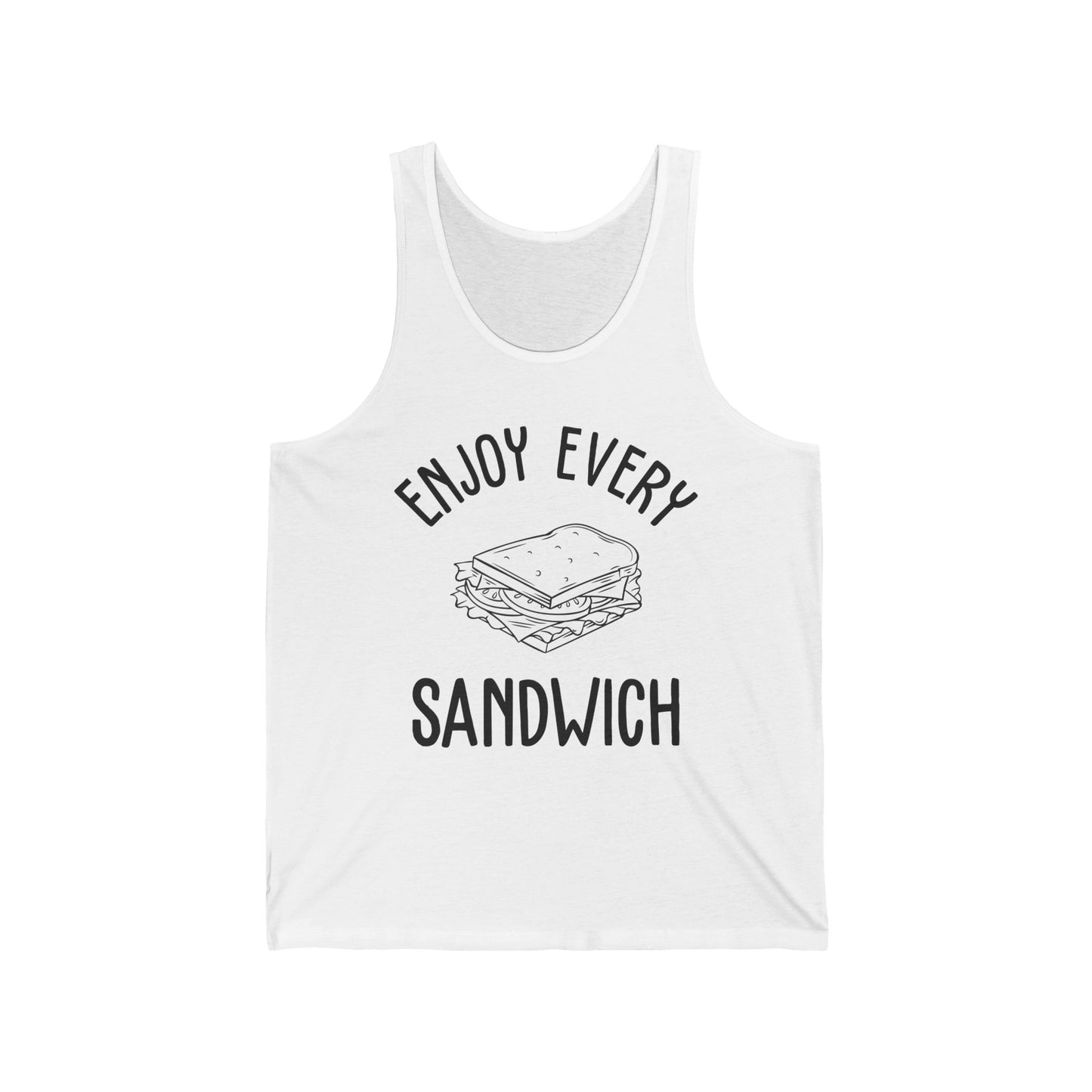 Enjoy Every Sandwich Top For Women Men Food Cute Foodie Tank Top