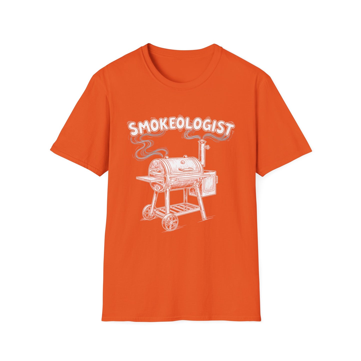 Funny Smokeologist Pitmaster BBQ Smoker Grilling T-Shirt