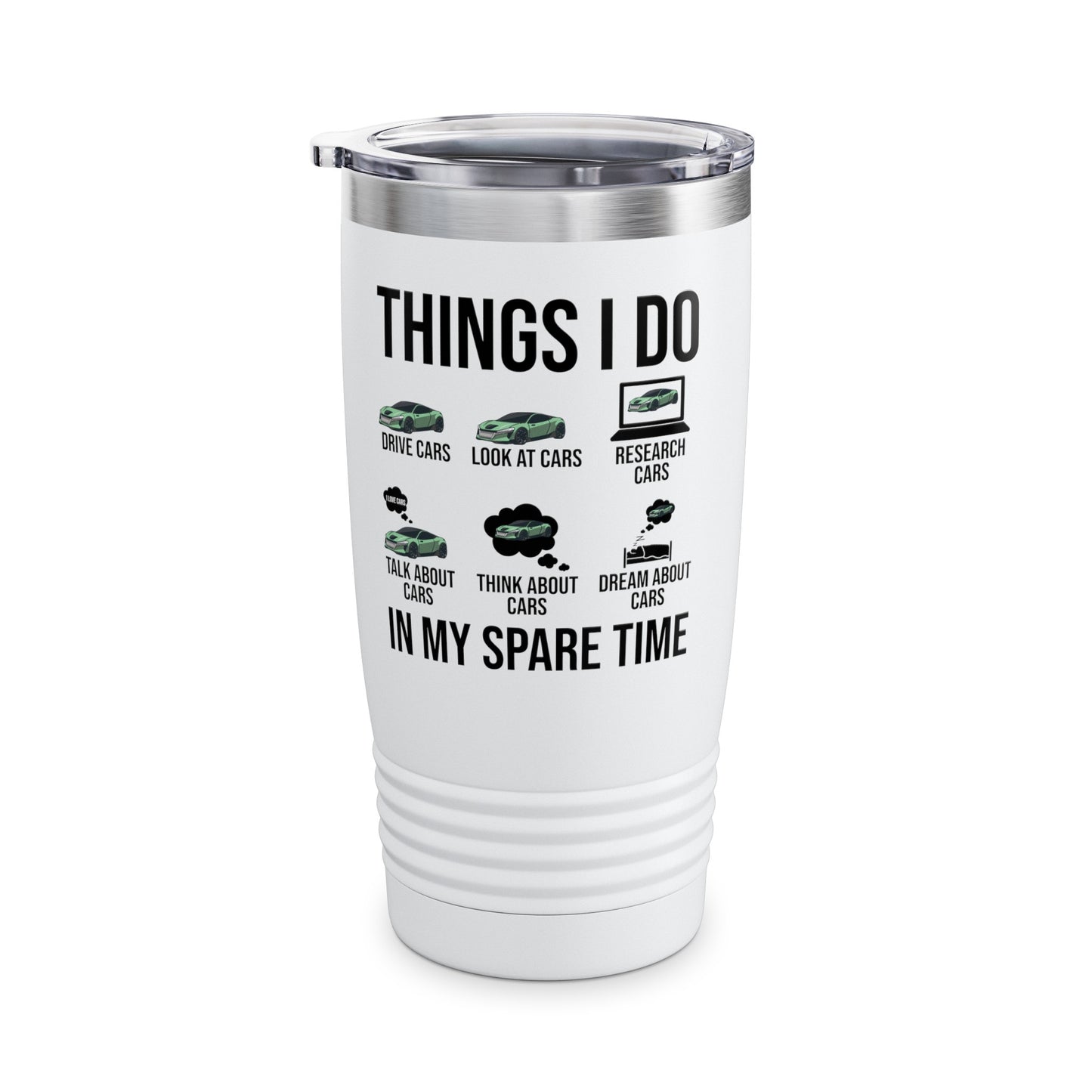 Things I Do In My Spare Time Funny Car Enthusiast Car Lover Tumbler Men Women