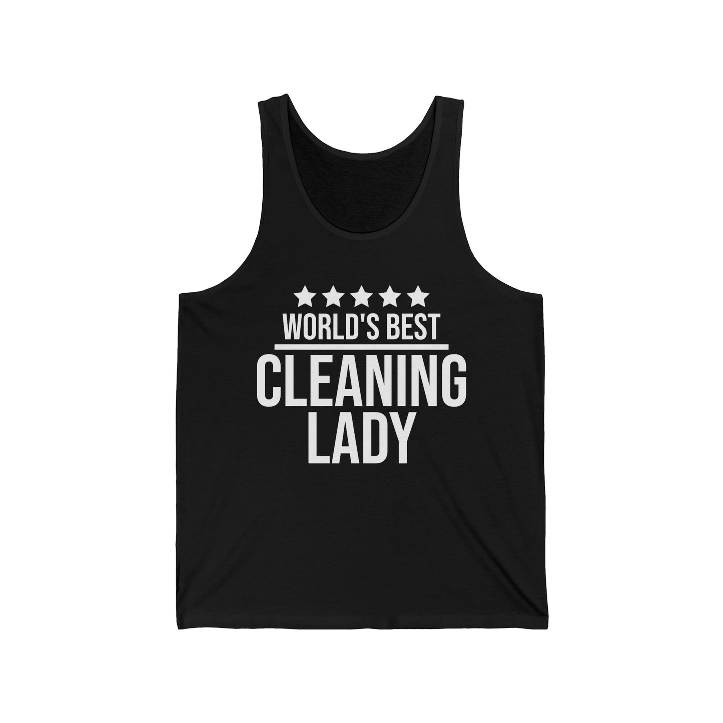 World's Best Cleaning Lady Mothers Day Mom Ladies Tank Tops