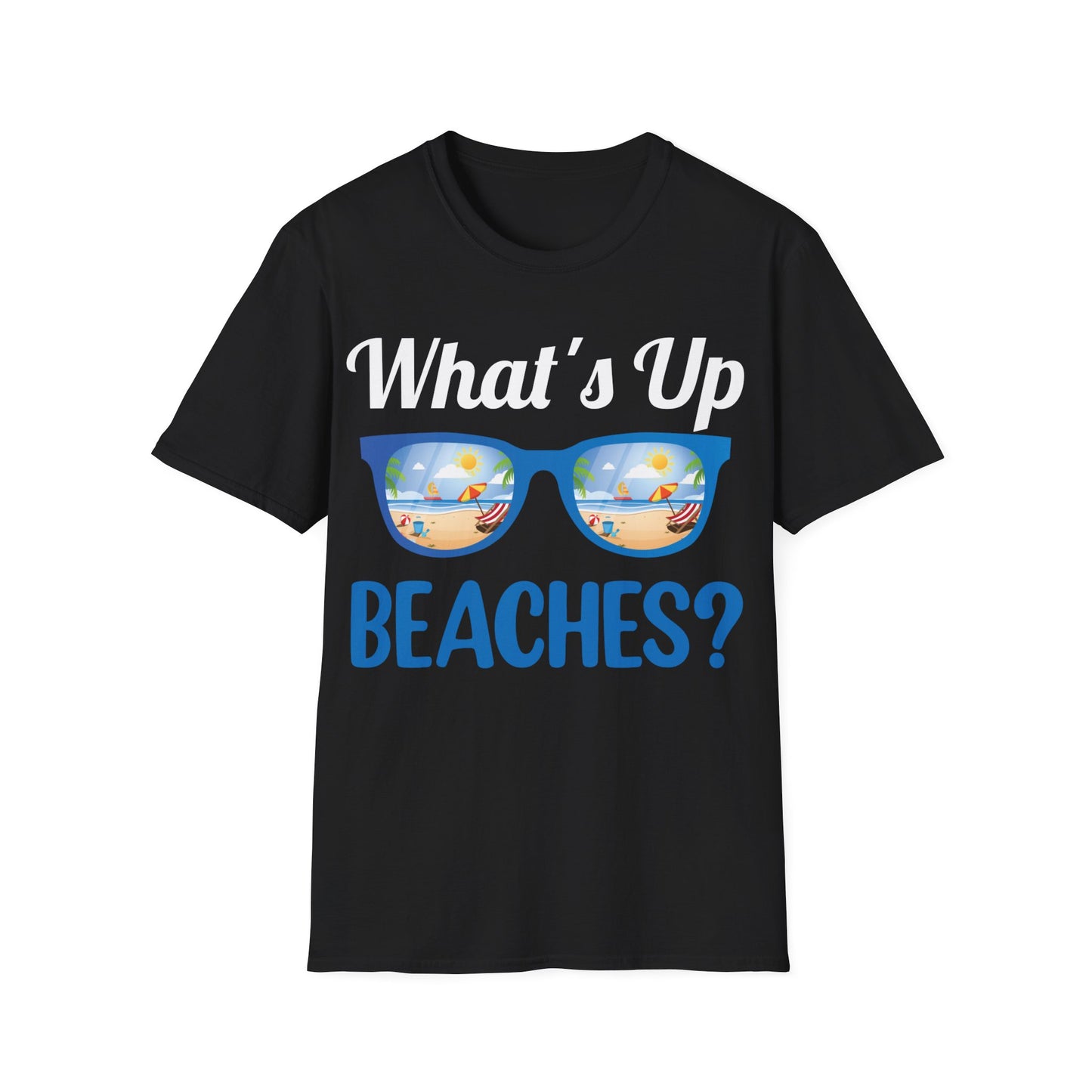 Funny What's Up Beaches Gifts Fathers Day Beach Vacation Summer T-Shirt