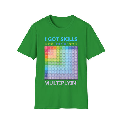 I Got Skills They are Multiplying Multiplication Chart Cool Math Teachers