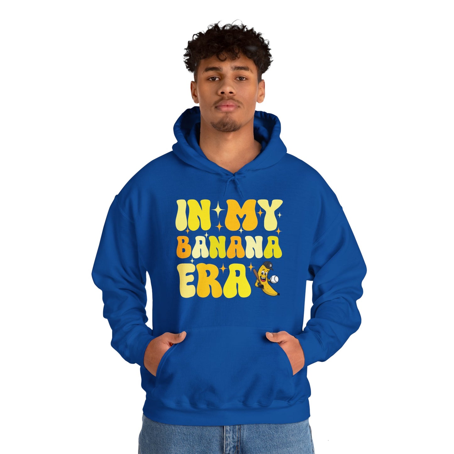Funny In My Bananas Era Fruit Lover Baseball Player Hoodie For Men Women Hoodie