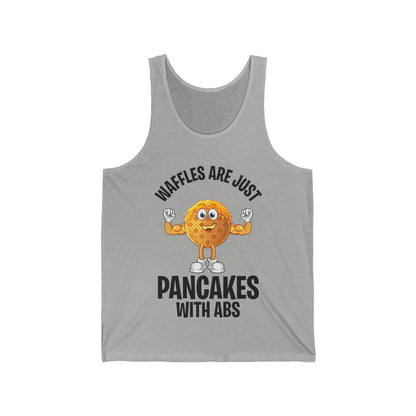 Funny Waffles Are Just Pancakes With Abs Breakfast Waffles Foodie Food Lovers Tank Top