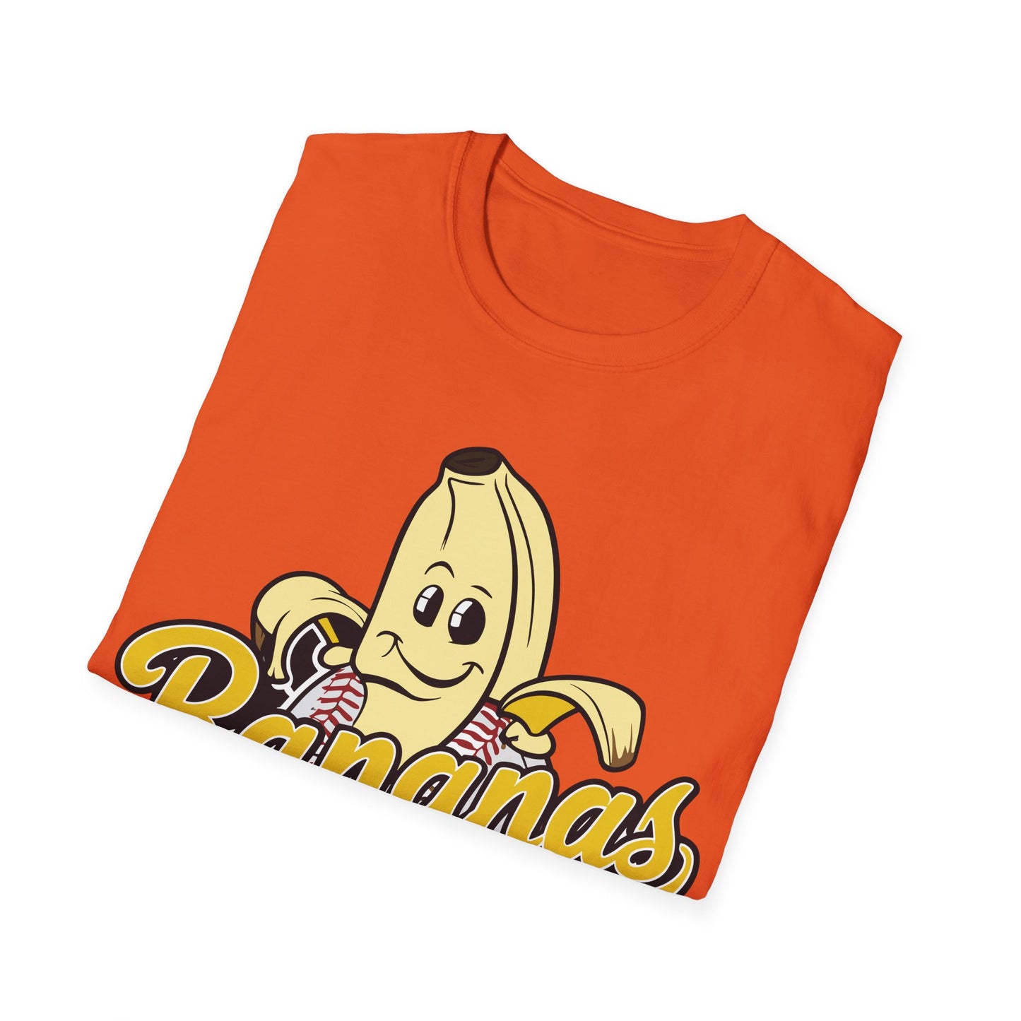 Funny Let's Go Bananas Baseball T-Shirt For Baseball Lovers Men Women T-Shirt