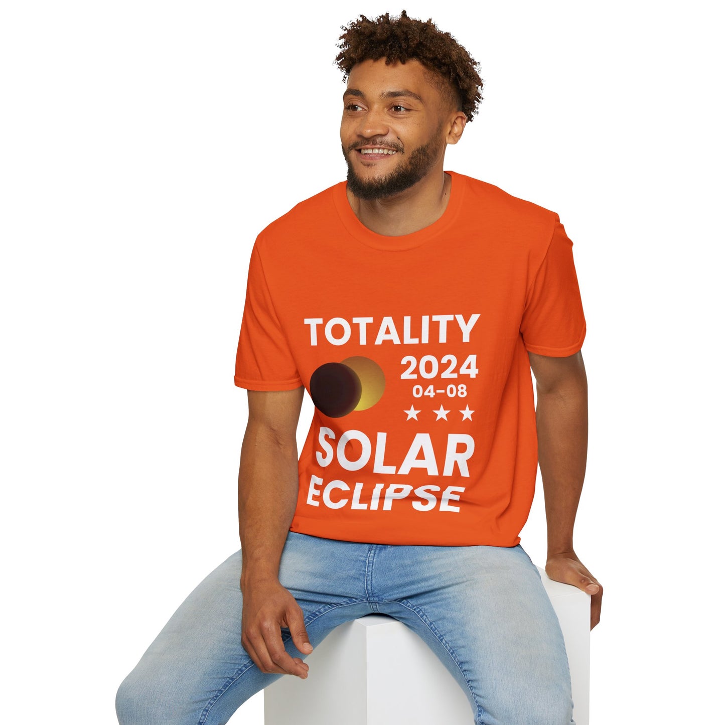 Totality Solar Eclipse 2024 America Retro Total Eclipse T-Shirt For Men Women T-Shirt