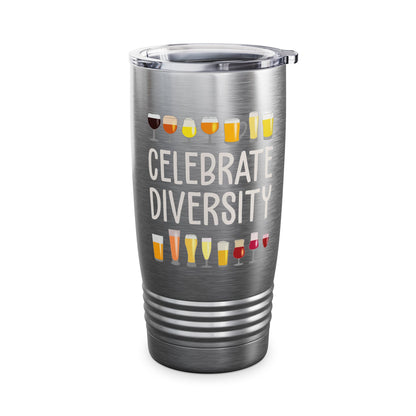 Funny Celebrate Diversity Craft Beer Drinking Weekend Tumbler