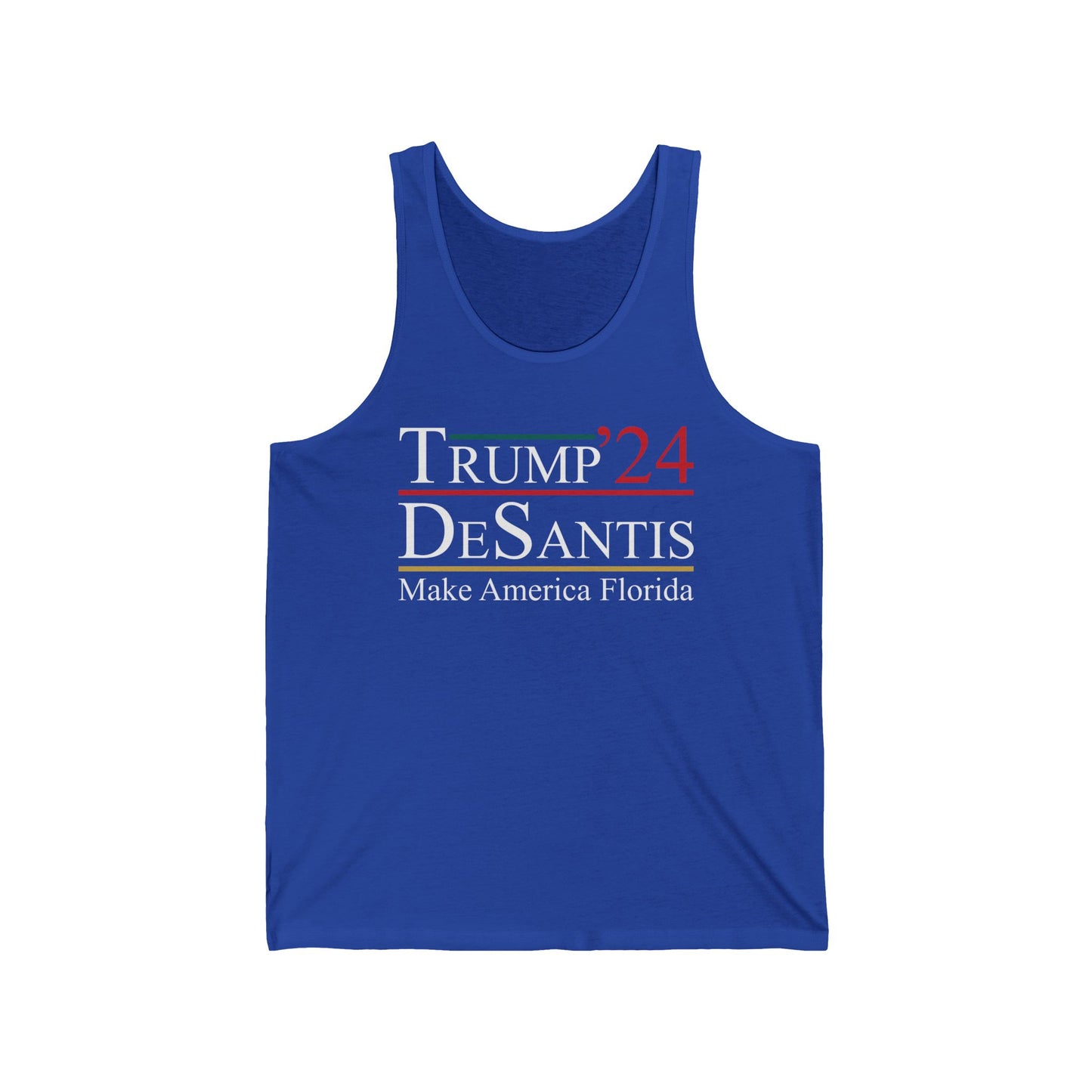 Trump DeSantis 2024 Make America Florida, Election Tank Top Man Women