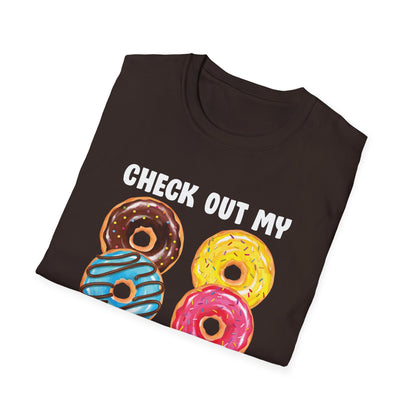 Funny Check Out My Six Pack Donut Gym Foodie T-Shirt