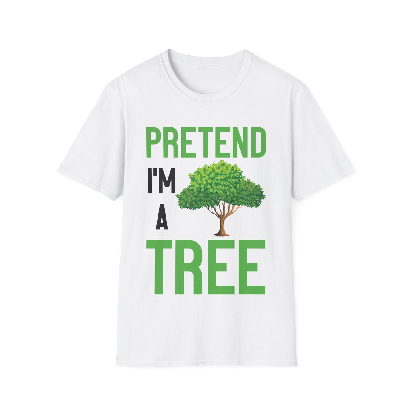 Funny Pretend I’m a Tree Tree Lazy Costume T-Shirt For Men Women