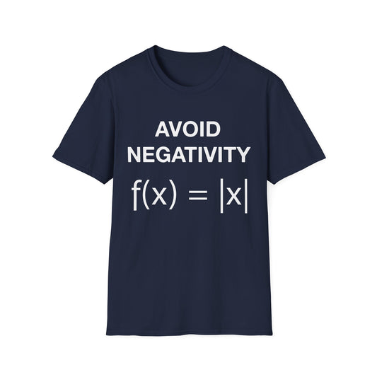 Avoid Negativity Teacher Mathematician Math Lover Mathametics Nerd Nerdy T-Shirt