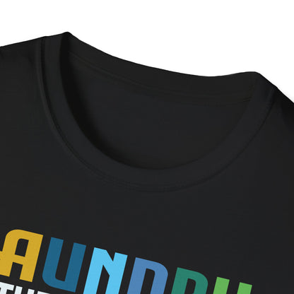 Funny Laundry The Only Thing Separated By Color Black Pride Anti-Racism T-Shirt