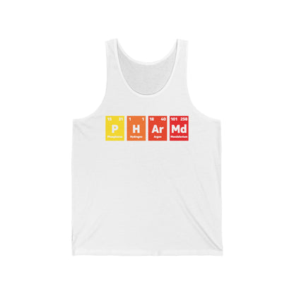 PharmD Pharmacy Graduate Pharmacy School Periodic Table Gift Tank Top