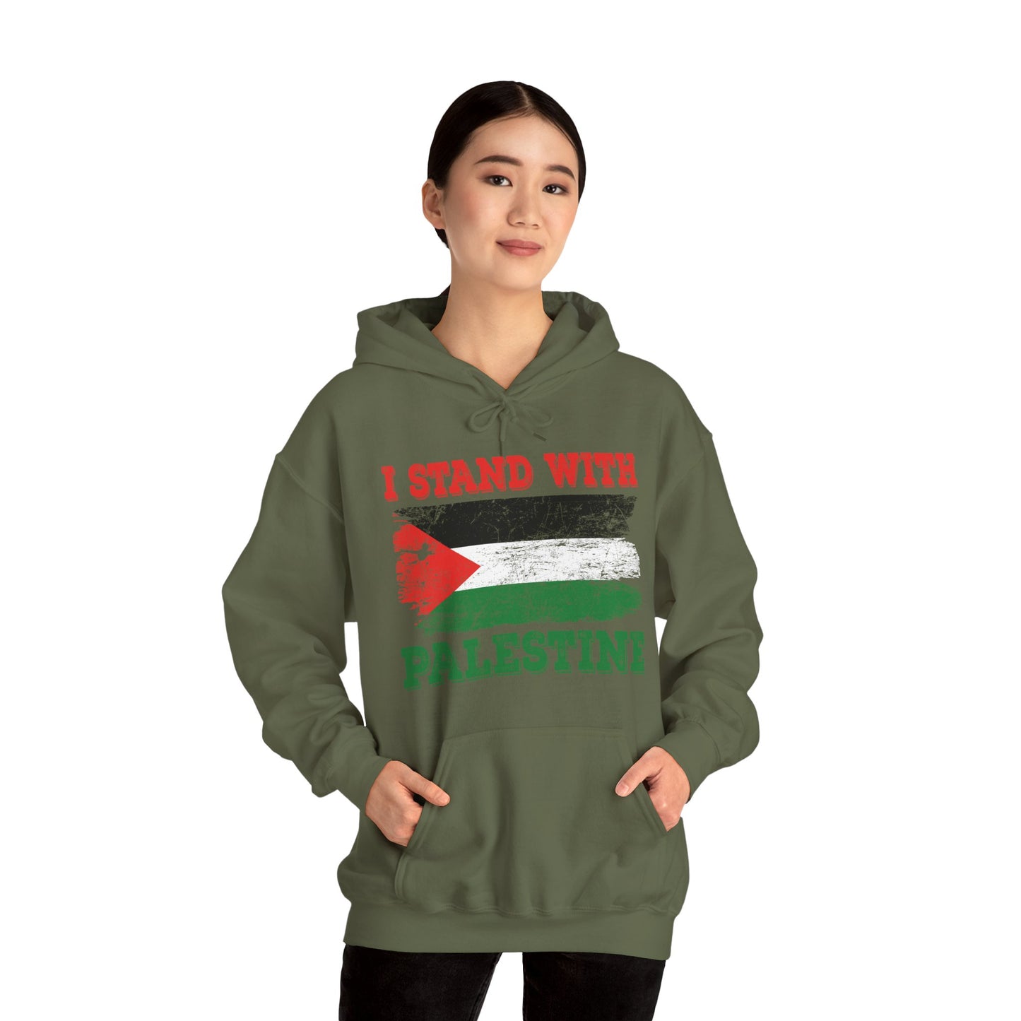 I Stand With Palestine Free Palestine Flag Gaza Palestinian Flag Hoodie For Men Women Hoodie