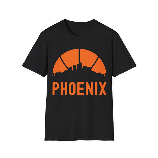 Phoenix Skyline Basketball B-Ball Arizona City Retro T-Shirt For Men Women