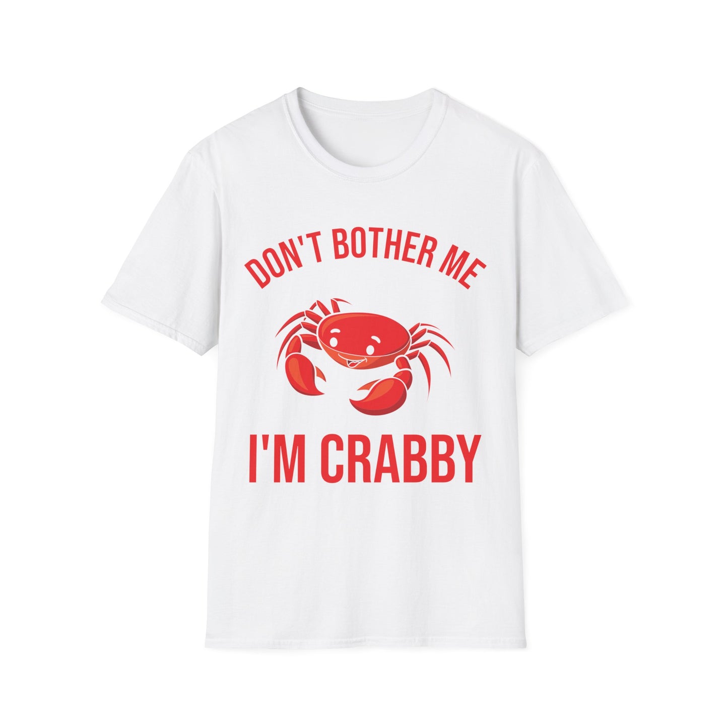 Funny Don't Bother Me I'm Crabby Crab Moody Person Tank Top For Men Women