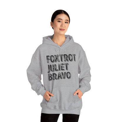 Retro Vintage Foxtrot Juliet Bravo Hoodie For Men Women