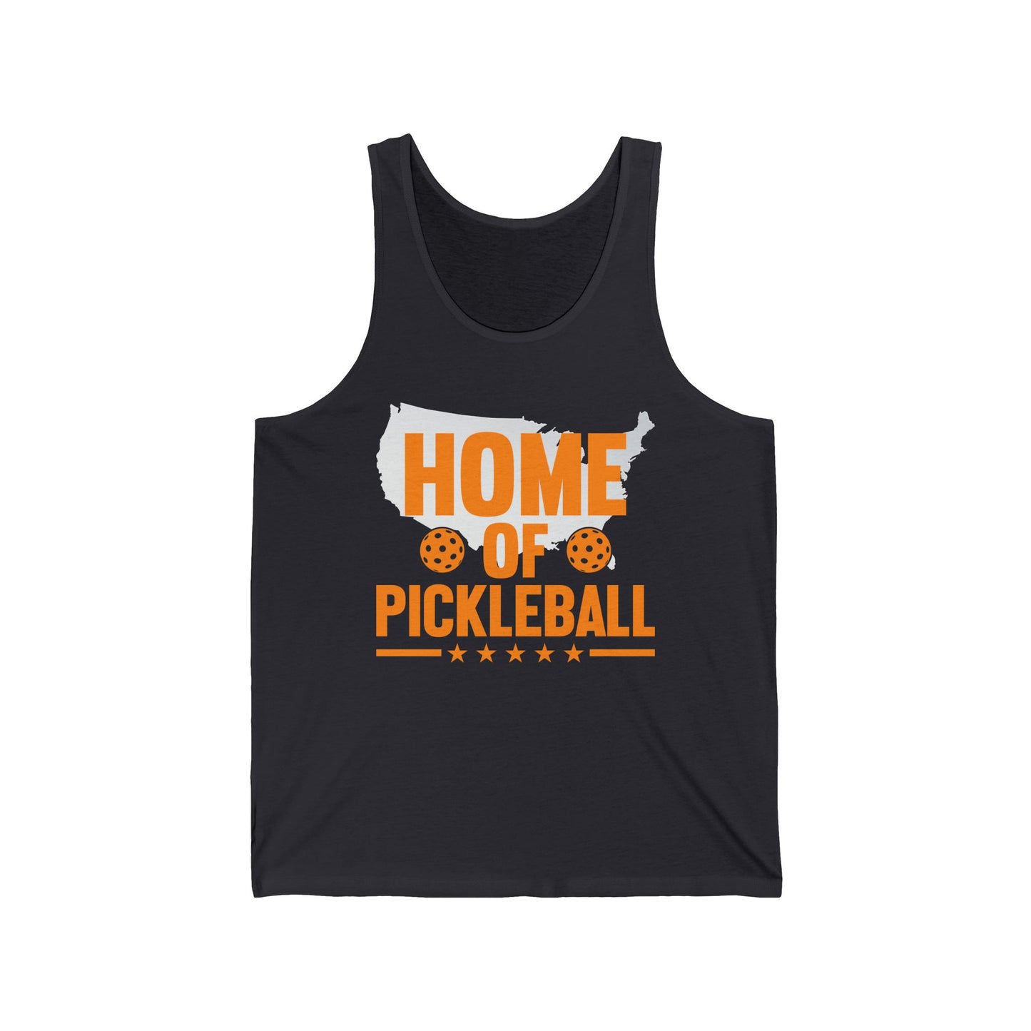 Home of Pickleball USA Map America Tank Top For Men Women Kids