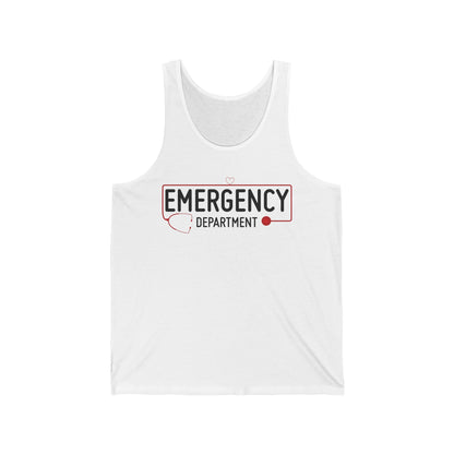 Emergency Department Emergency Room Healthcare Nursing Nurse Tank Top For Men Women Tank Top