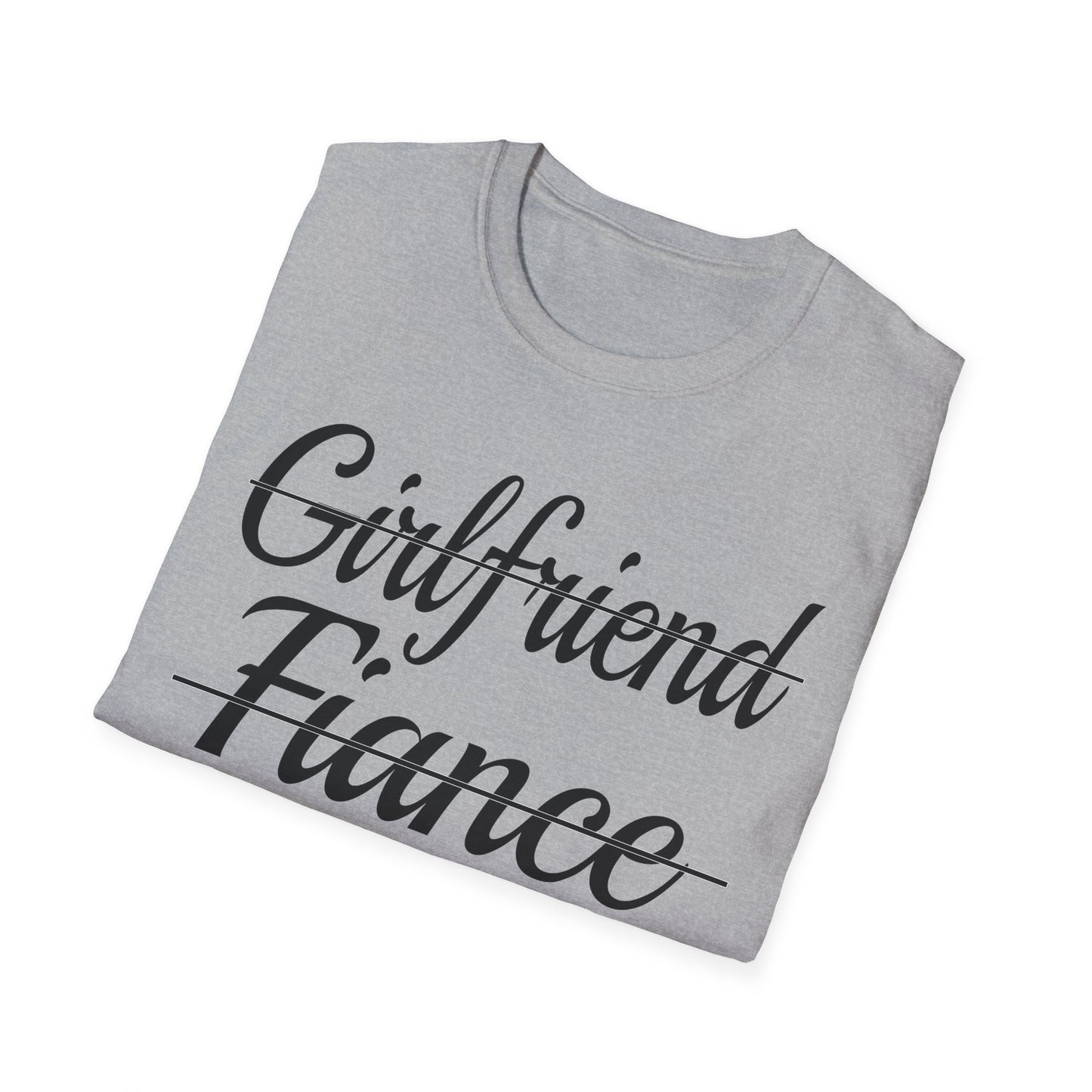 Funny Girlfriend, Fiance, Wife  Engagement Party Tee T-Shirt For Men T-Shirt