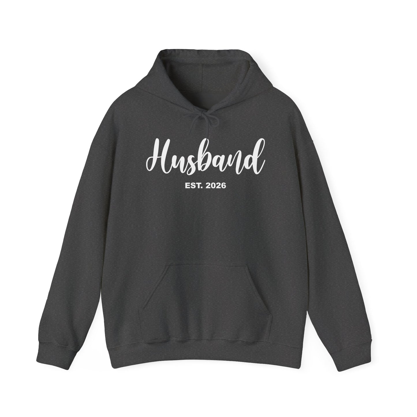 Husband Est 2026 Married Hubby Wife Honeymoon Couple Wedding Hoodie