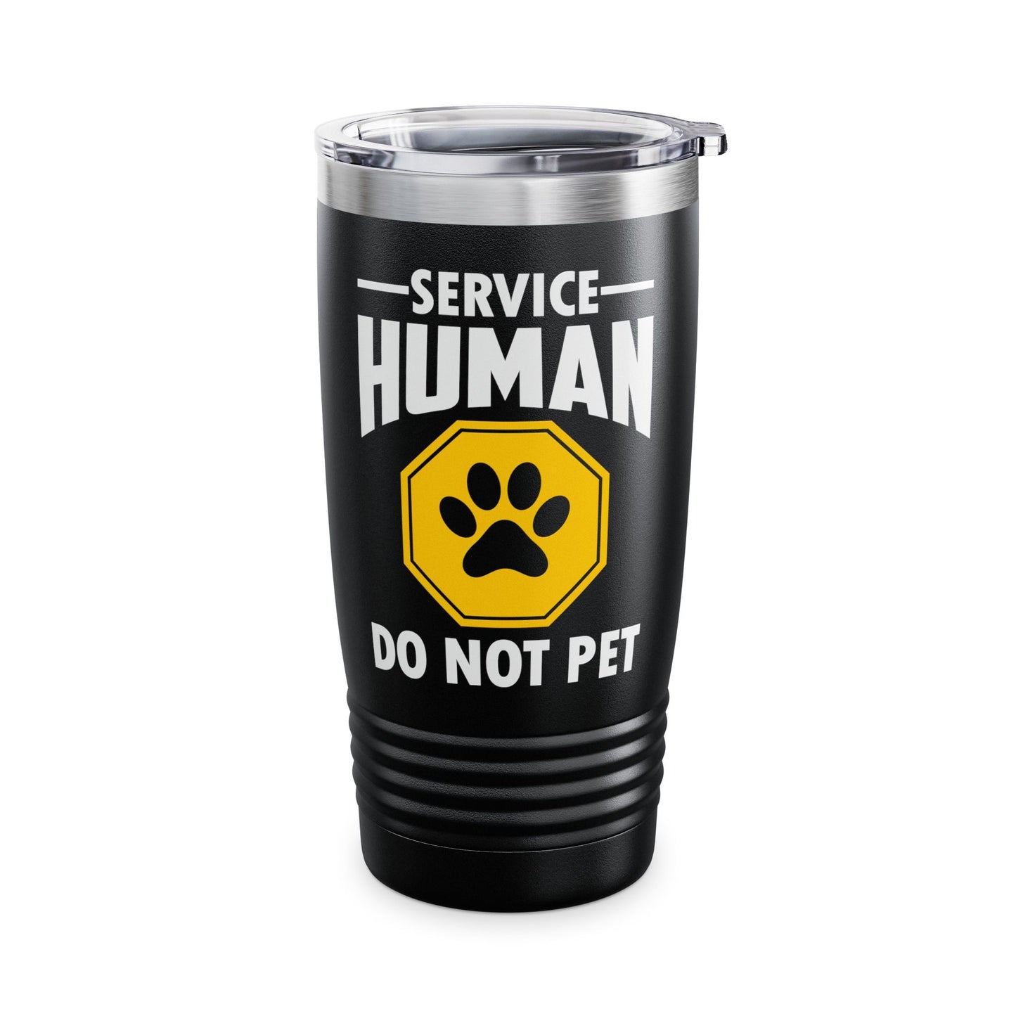 Funny Service Human Do Not Pet Dog Lover Tumbler Men Women