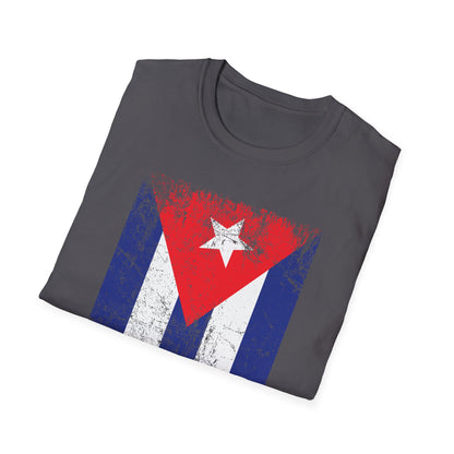 Cuba Distressed Vintage Cuba Flag Cuban T-Shirt For Men Women