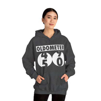 Funny Oldometer Odometer 50th Birthday Gift 50 yrs Old Joke Hoodie For Men Women Hoodie