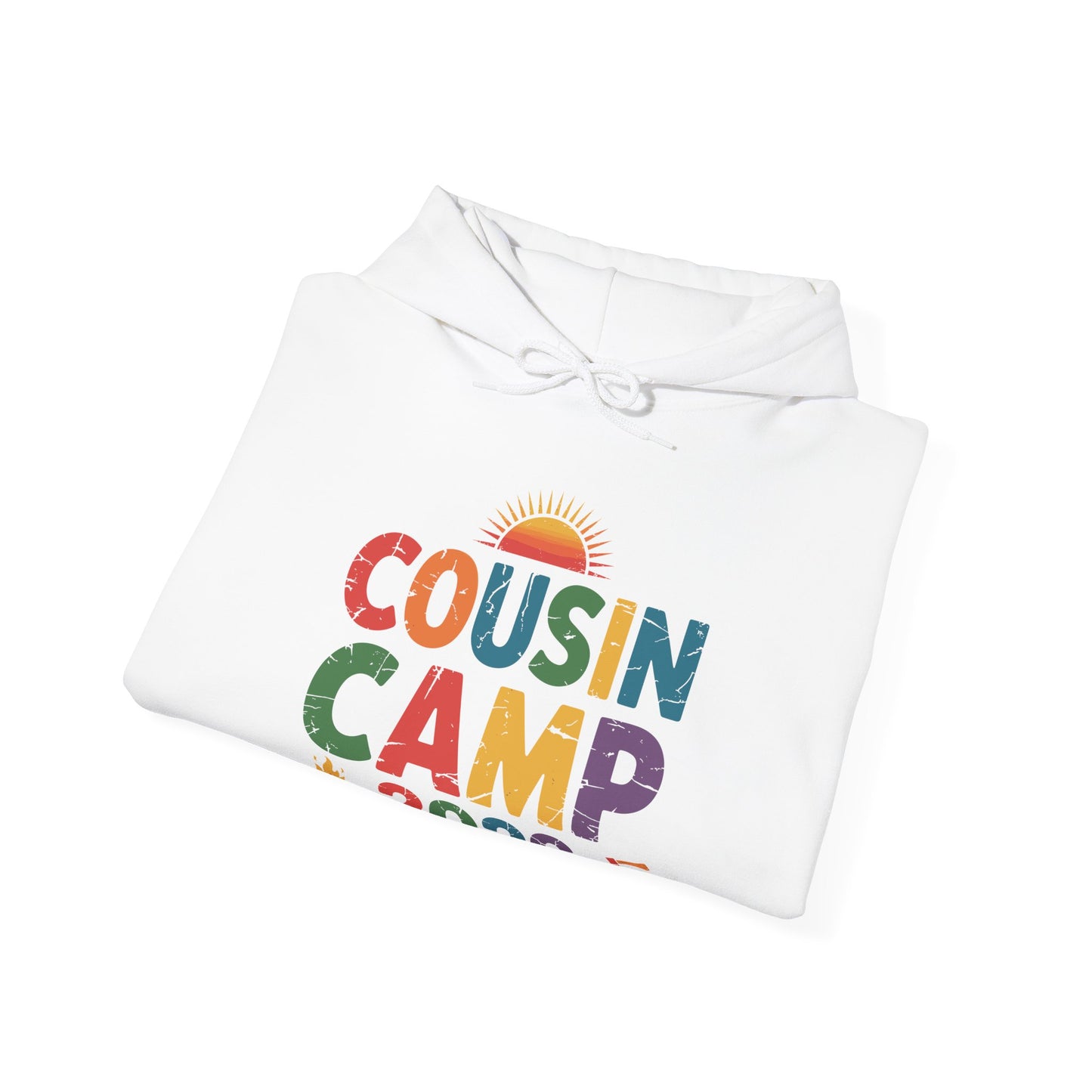 Cousin Camp 2026 Camping Campfire Summer Vacation Family Hoodie
