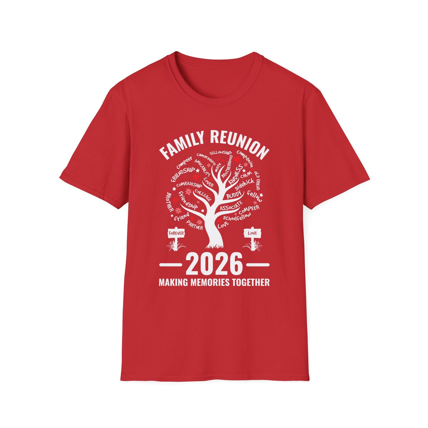 Making Memories Family Matching Group Family Reunion 2026 T-Shirt For Men Women