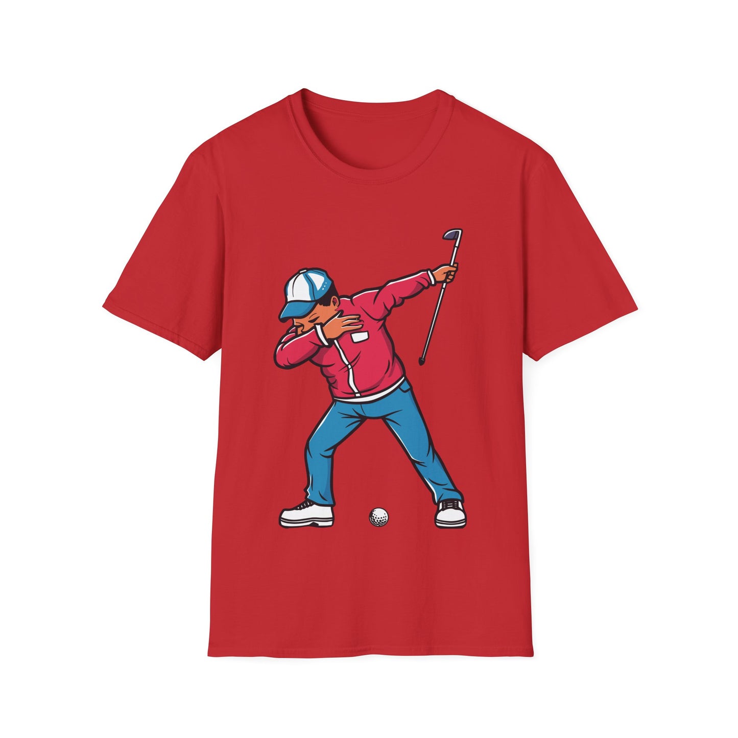 Funny Dabbing Golf Player Golfer Golfing Funny Boys Men Dab Dance T-Shirt For Men Women T-Shirt