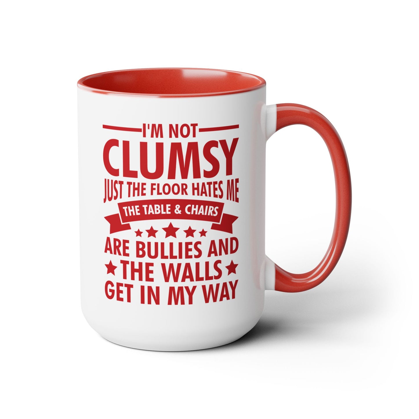 Funny Clumsy Mug I'm Not Clumsy Hilarious Retro Vintage Coffee Mug For Men Women