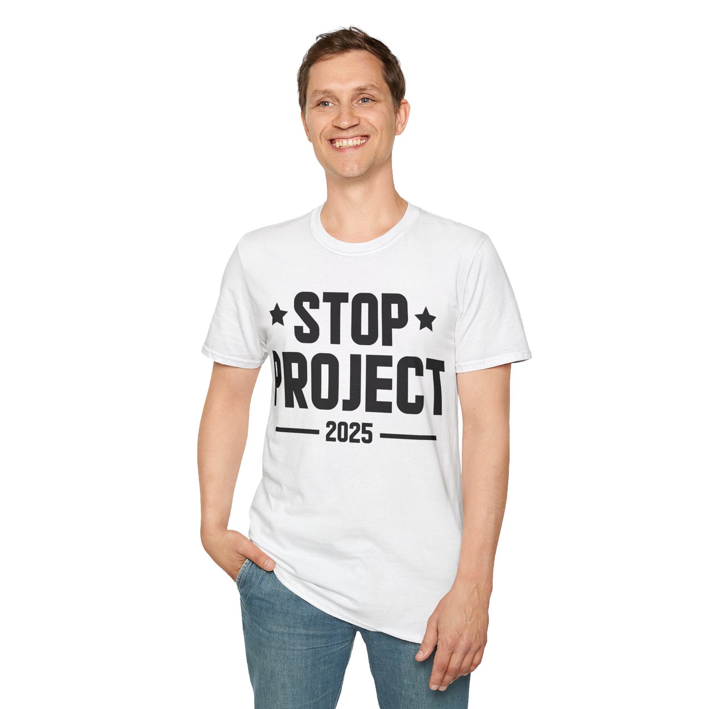 Stop Project 2025 T-Shirt For Women Men T-Shirt