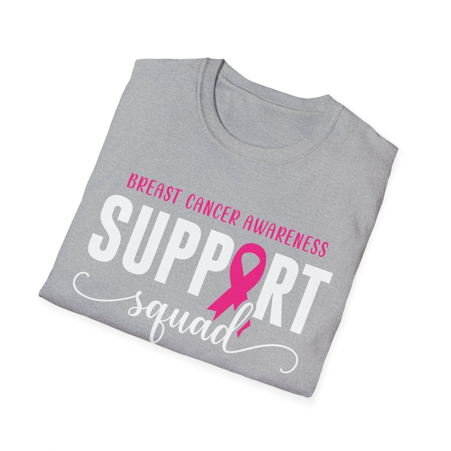 Breast Cancer Shirts Support Squad Tee Breast Cancer Awareness T-Shirt For Men Women