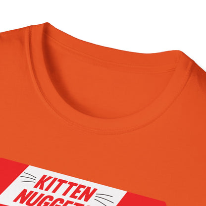 Funny Kitten Nuggets Food Pun Cat Lover Gift Chicken Nuggets T-Shirt For Men Women T-Shirt