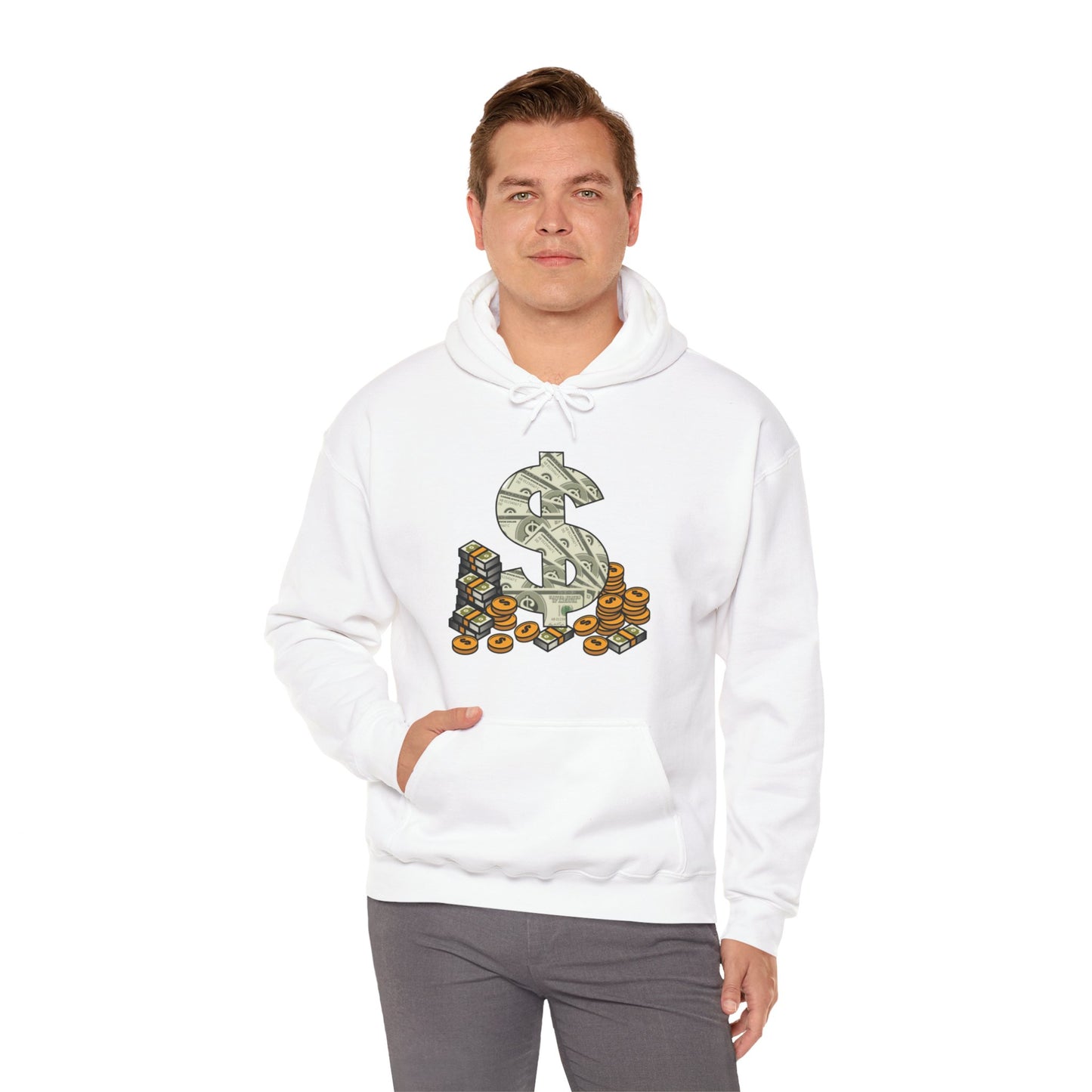 Cool As Dollar Bill Dollar Sign $$ Gift Hoodie For Men Women Hoodie