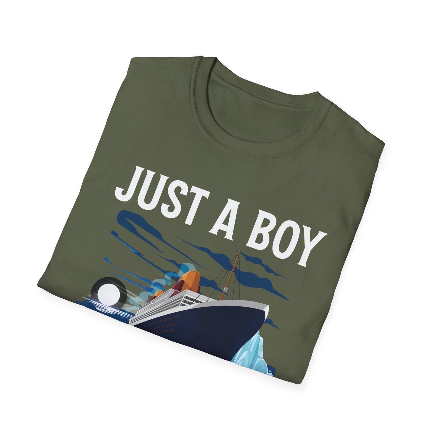 Just A Boy Who Just Loves The Rms Titanic Cruise Ship T-shirt For Men Women