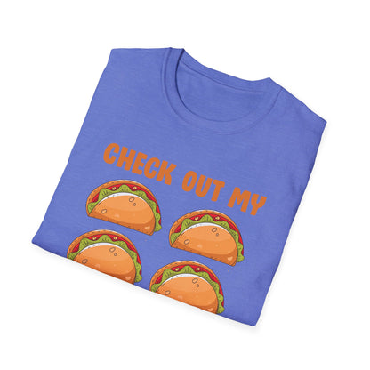 Funny Check Out My Six Pack 6-Pack Tacos Gym Food Foodie T-Shirt