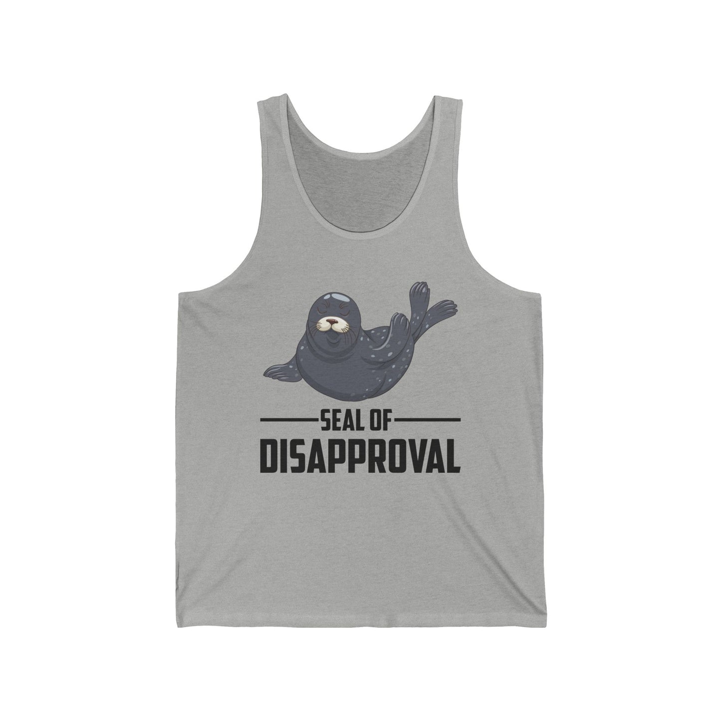 Funny Seal of Disapproval Seal Lover Tank Top For Men Women